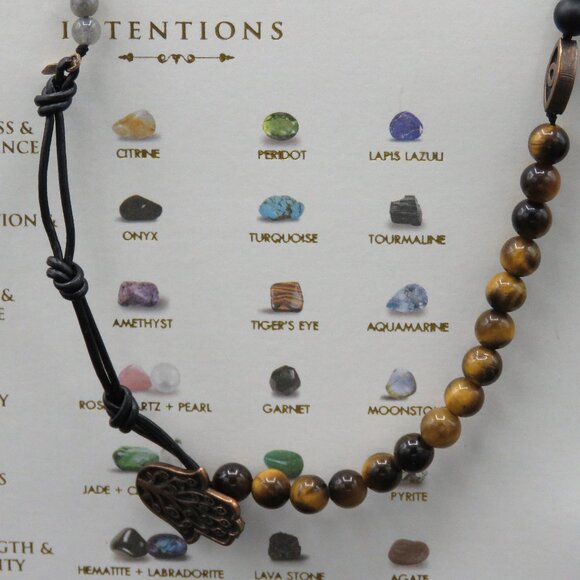 KARMA AND LUCK - Men's 24" Hamsa Buddha Necklace - Handmade in Bali - Picture 4 of 5